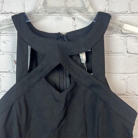 Speechless Black Cut Out Bodycon Dress Juniors Size Large Homecoming HOCO Prom - Picture 4 of 6